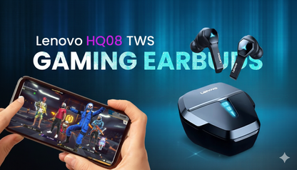 Professional Lenovo Hq08 Tws Gaming Earbuds