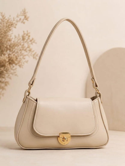 Classic Leather Shoulder Purse