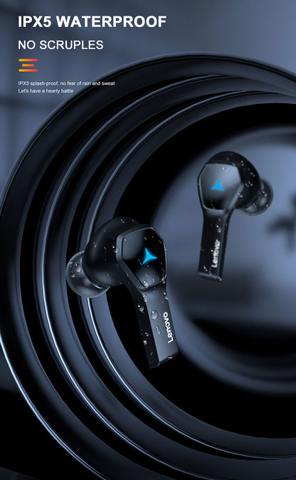 Professional Lenovo Hq08 Tws Gaming Earbuds