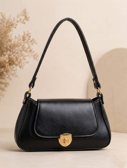 Classic Leather Shoulder Purse