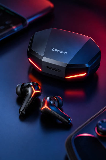 Professional Lenovo Hq08 Tws Gaming Earbuds
