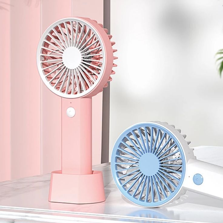 LED Digital Display Rechargeable Mini Fan